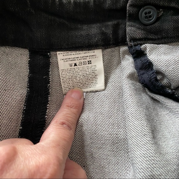 DIESEL BLACK DENIM SKIRT - Picture 8 of 11